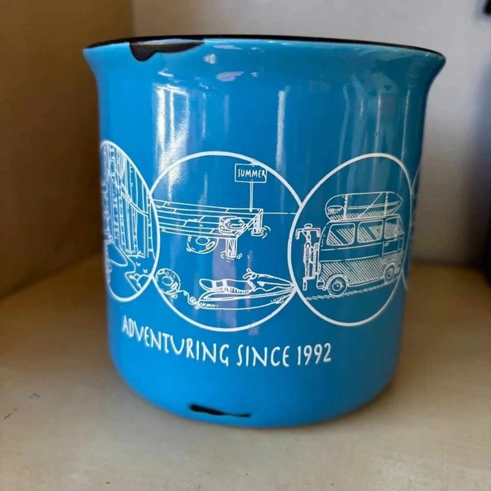 Blue Adventure Campfire Mug